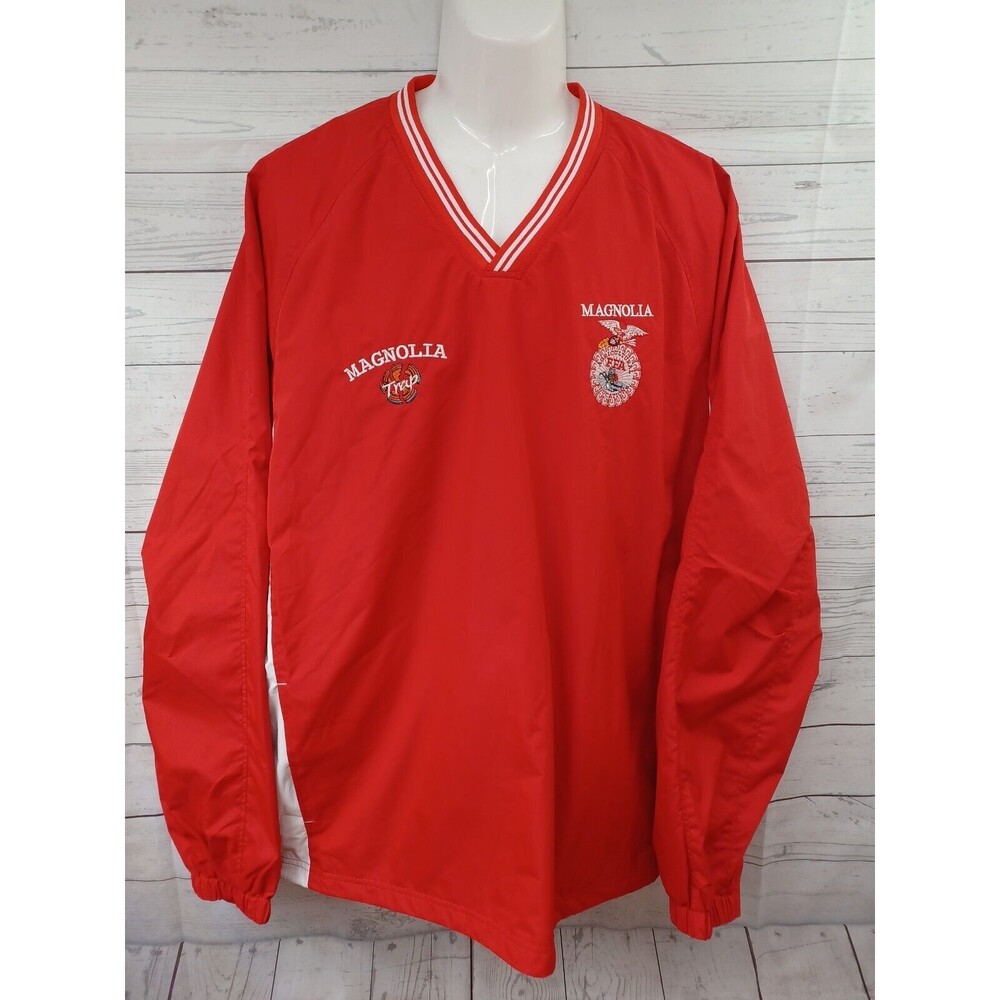 Sport Tek Red Pullover Windbreaker Magnolia Agricultural Education FFA 3XL